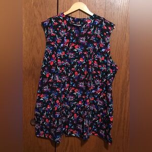 NWOT Woman Within 34/36 4X Top Shirt Tunic Sleeveless